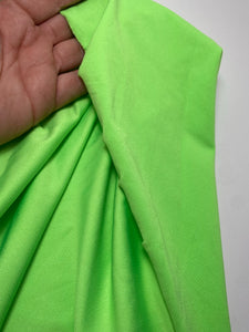 Neon Green Solid Athletic Performance