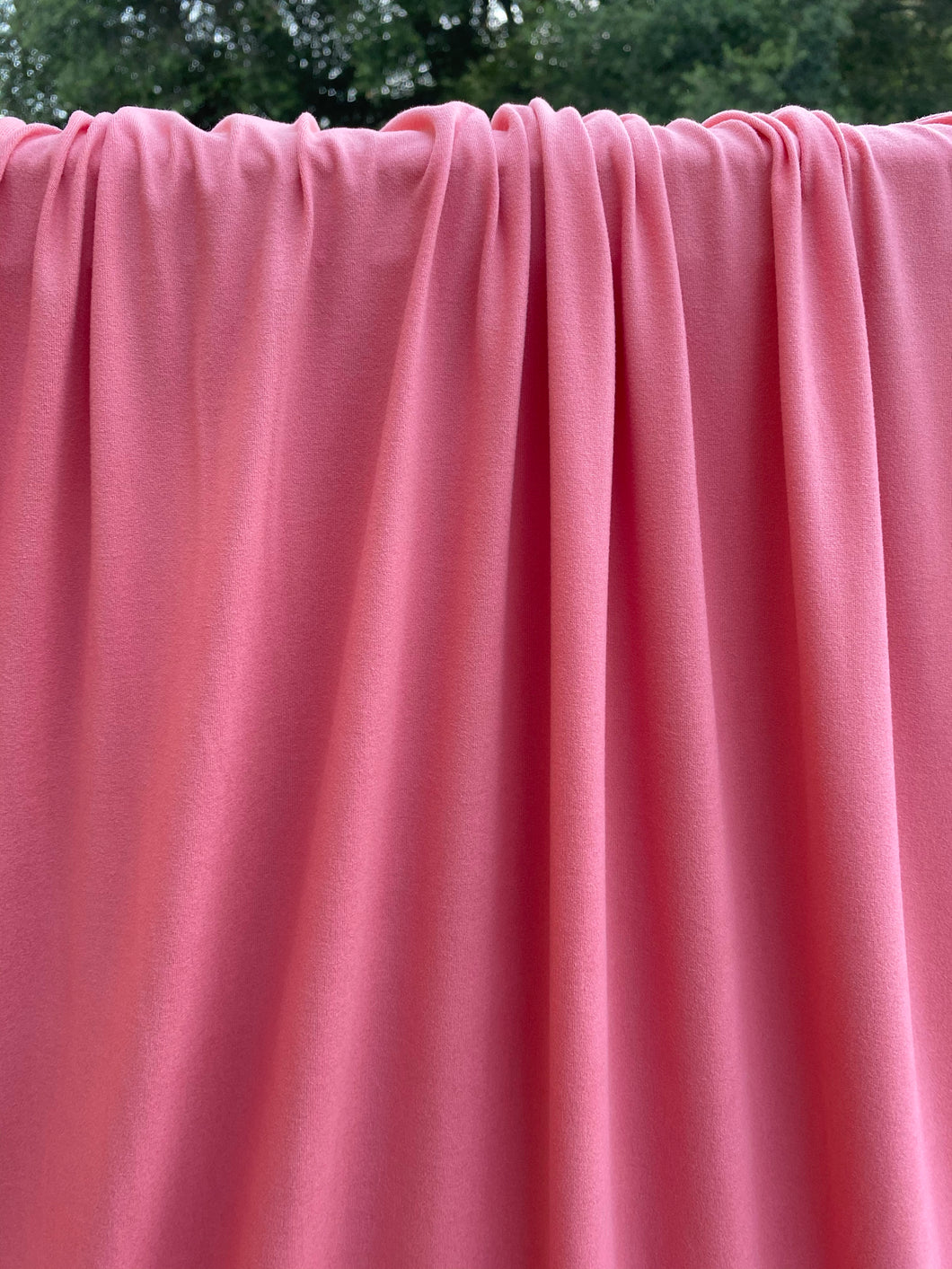 Dusty Coral Brushed Polyester Spandex