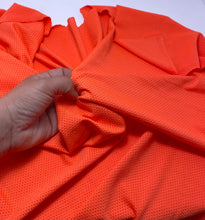 Load image into Gallery viewer, Neon Orange Performance Jersey Athletic Mesh