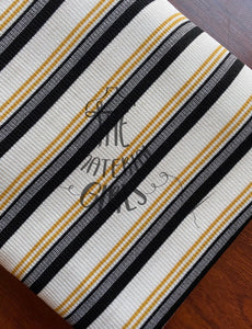 GoldenRod Stripe Ribbed Knit Jersey