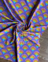 Load image into Gallery viewer, Retro Rainbows Nylon Spandex AOS